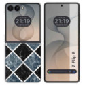 Funda Silicona para Samsung Galaxy Z Flip 8 5G diseño Mármol 06 Dibujos