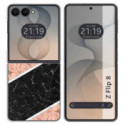 Funda Silicona para Samsung Galaxy Z Flip 8 5G diseño Mármol 07 Dibujos