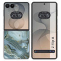 Funda Silicona para Samsung Galaxy Z Flip 8 5G diseño Mármol 09 Dibujos