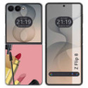 Funda Silicona para Samsung Galaxy Z Flip 8 5G diseño Brochas Dibujos