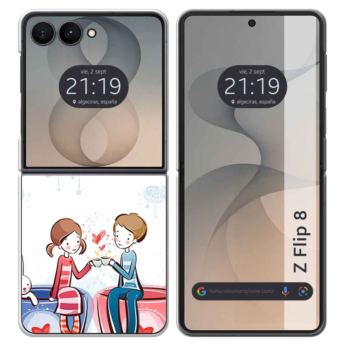 Funda Silicona para Samsung Galaxy Z Flip 8 5G...