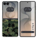 Funda Silicona para Samsung Galaxy Z Flip 8 5G diseño Camuflaje Dibujos
