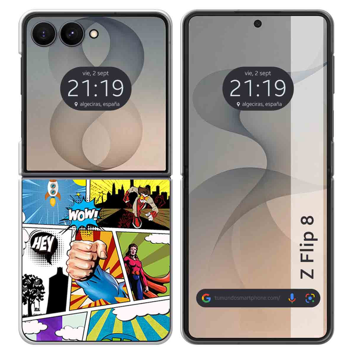 Funda Silicona para Samsung Galaxy Z Flip 8 5G...