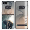 Funda Silicona para Samsung Galaxy Z Flip 8 5G diseño Elefante Dibujos