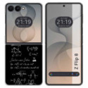 Funda Silicona para Samsung Galaxy Z Flip 8 5G diseño Formulas Dibujos