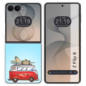 Funda Silicona para Samsung Galaxy Z Flip 8 5G diseño Furgoneta Dibujos
