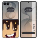 Funda Silicona para Samsung Galaxy Z Flip 8 5G diseño Helado Chocolate Dibujos