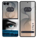 Funda Silicona para Samsung Galaxy Z Flip 8 5G diseño Ojo Dibujos