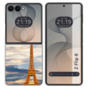 Funda Silicona para Samsung Galaxy Z Flip 8 5G diseño Paris Dibujos