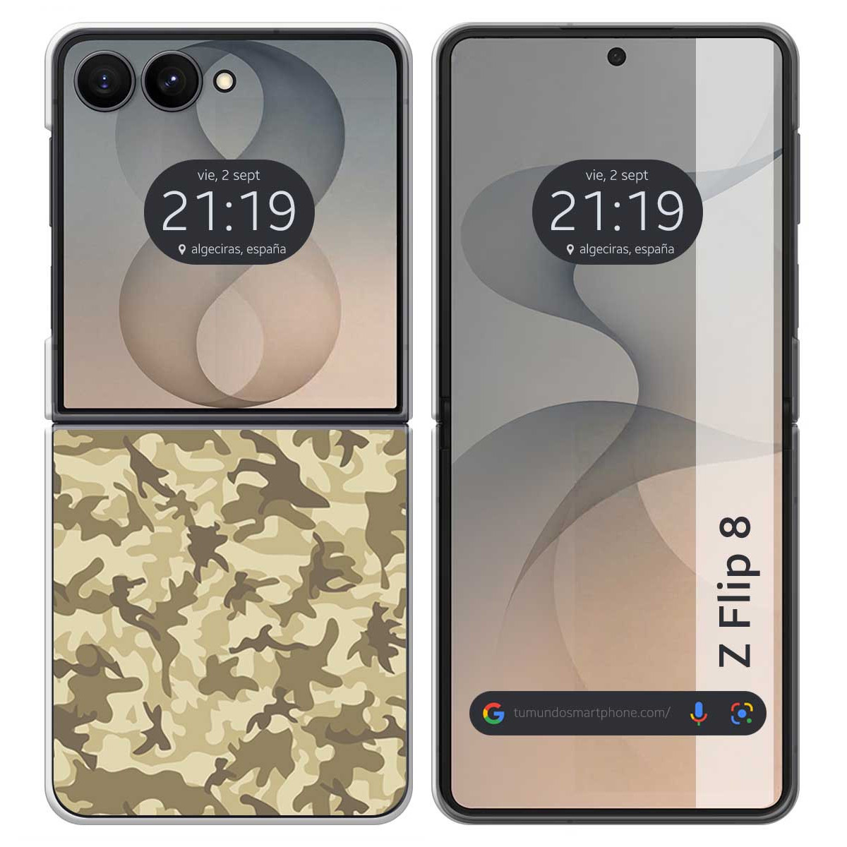 Funda Silicona para Samsung Galaxy Z Flip 8 5G...