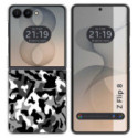 Funda Silicona para Samsung Galaxy Z Flip 8 5G diseño Snow Camuflaje Dibujos