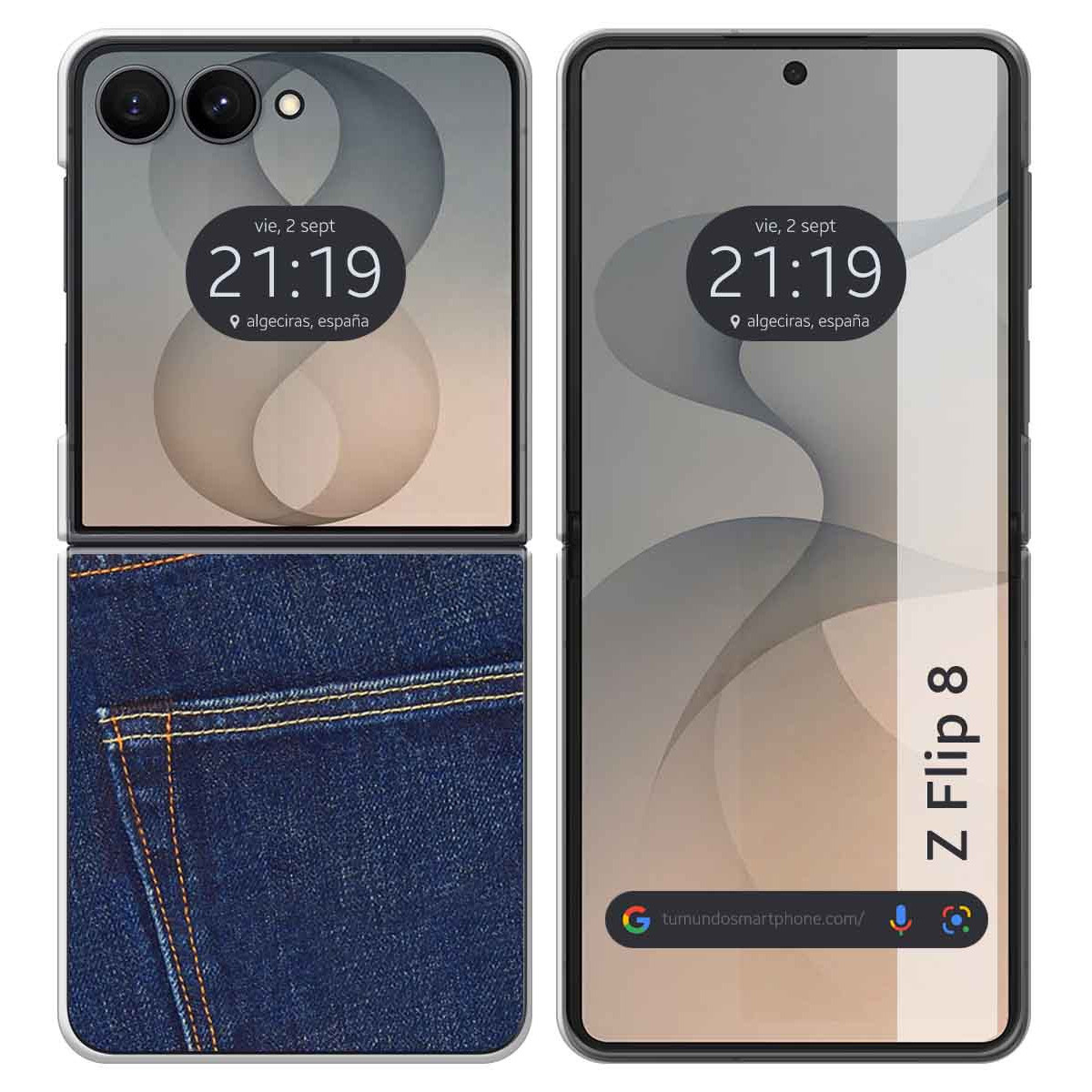 Funda Silicona para Samsung Galaxy Z Flip 8 5G...