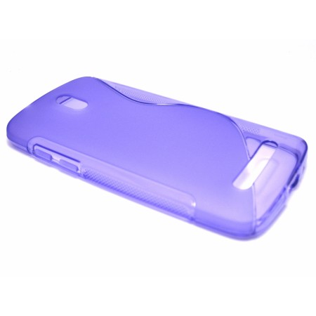 Funda Gel Tpu HTC Desire 500 S Line Color Morada
