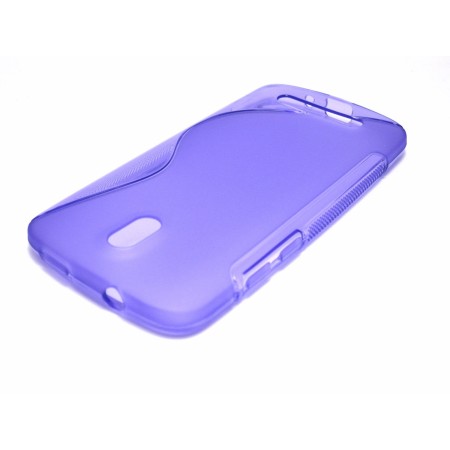 Funda Gel Tpu HTC Desire 500 S Line Color Morada