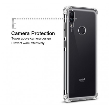 Funda Gel Tpu Anti-Shock Transparente para Xiaomi Redmi Note 7
