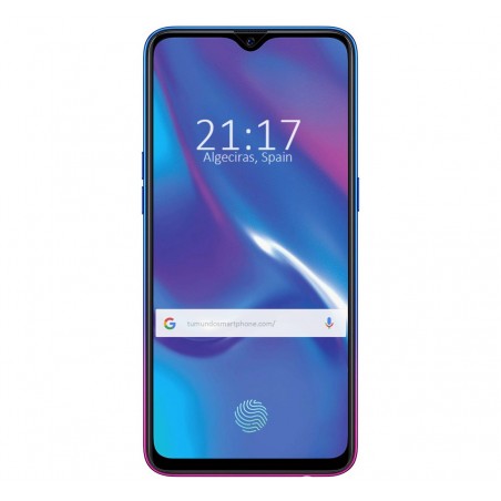 Protector Cristal Templado Frontal Completo Negro para Oppo RX17 Neo Vidrio