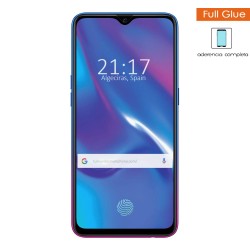 Protector Cristal Templado Completo Full Glue Negro para Oppo RX17 Neo Vidrio 2