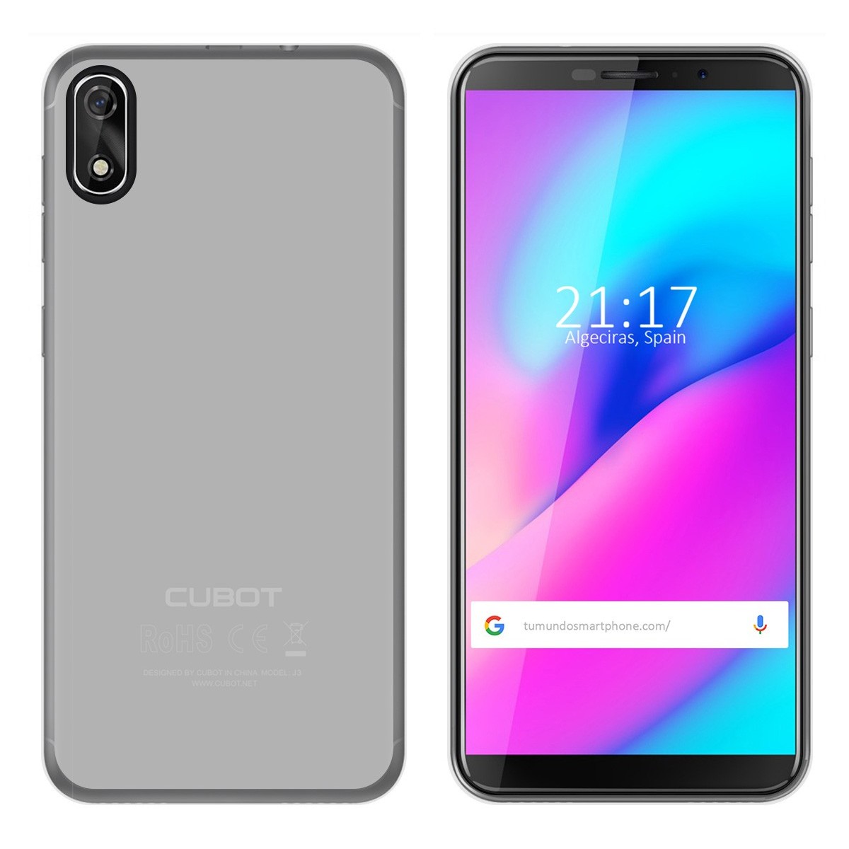 Funda Gel Tpu para Cubot J3 Color Transparente