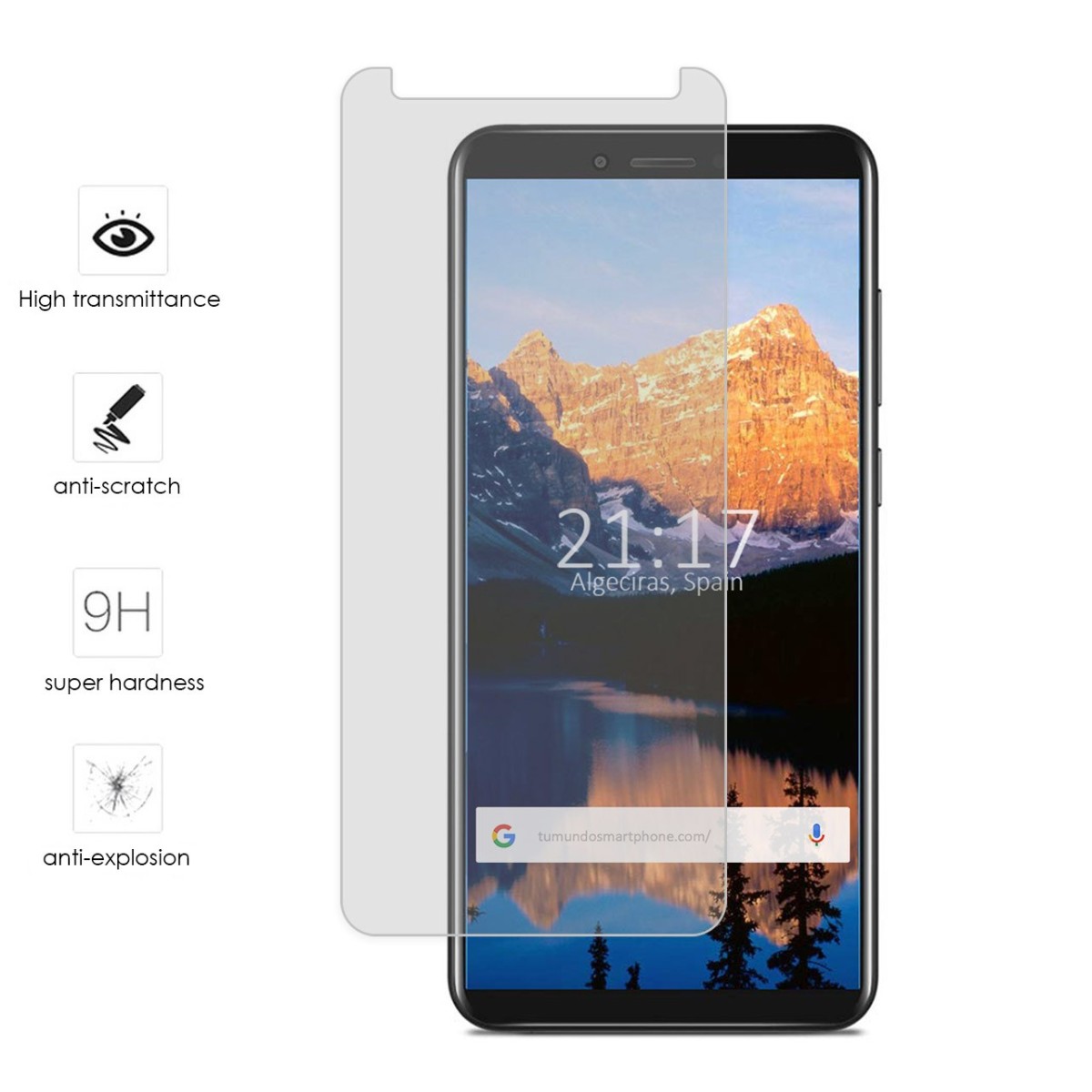 Protector Cristal Templado para Vernee M6 Vidrio