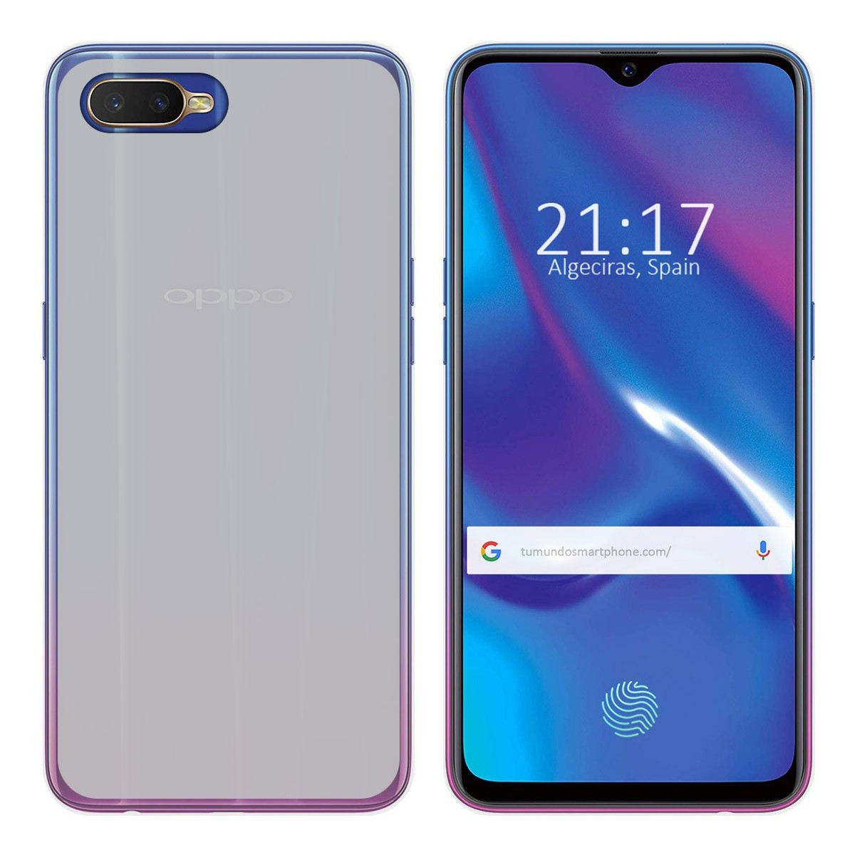 Funda Gel Tpu para Oppo RX17 Neo Color Transparente
