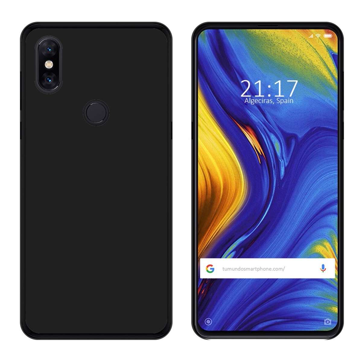 Funda Gel Tpu para Xiaomi Mi Mix 3 Color Negra