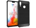Funda Gel Tpu Anti-Shock Carbon Negra para Huawei P Smart 2019 / Honor 10 Lite
