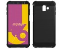 Funda Gel Tpu Anti-Shock Carbon Negra para Samsung Galaxy J6+ Plus