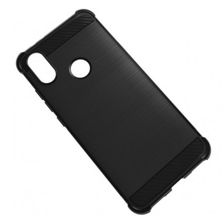 Funda Gel Tpu Anti-Shock Carbon Negra para Xiaomi Mi 6X / Mi A2