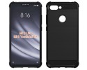Funda Gel Tpu Anti-Shock Carbon Negra para Xiaomi Mi 8 Lite