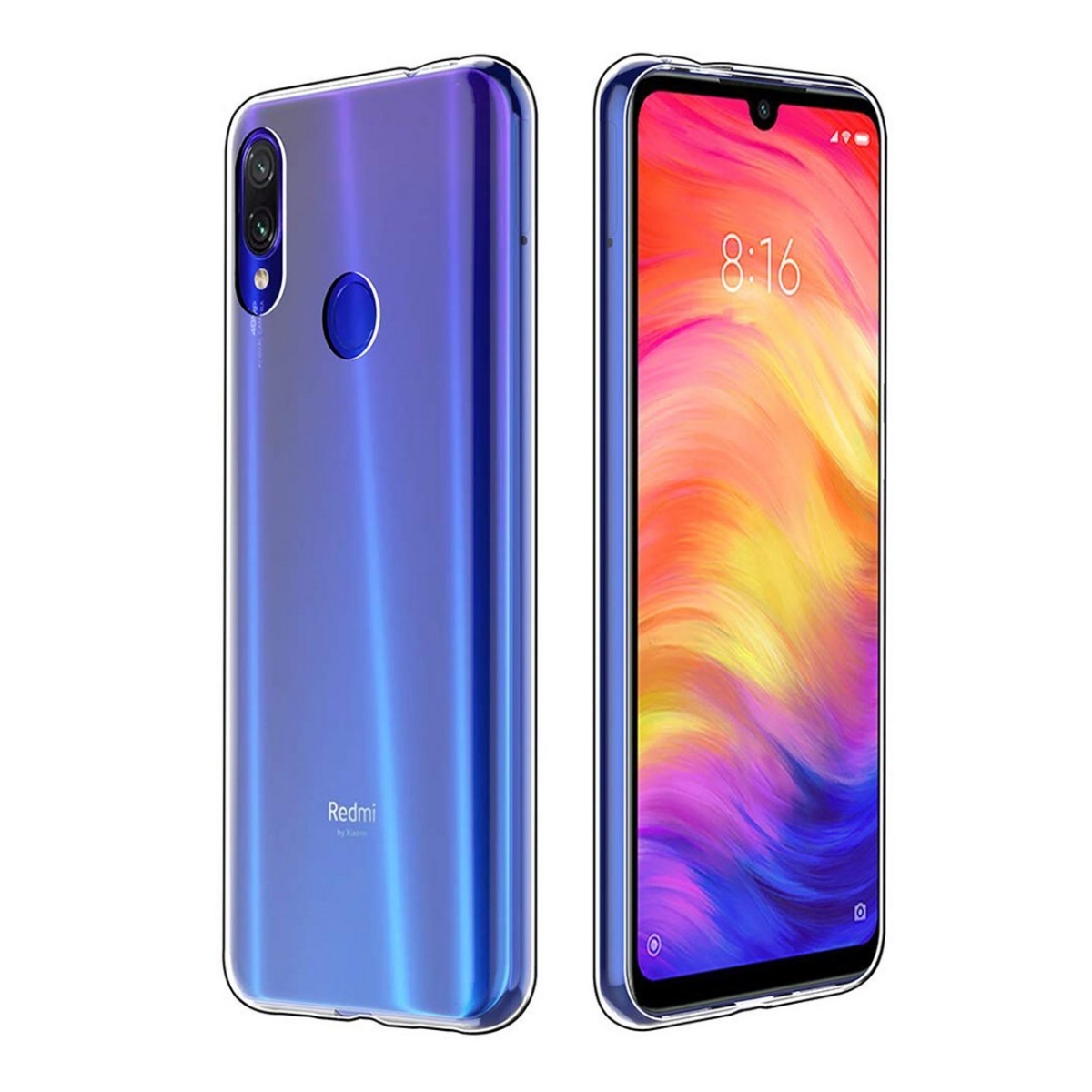 Funda Gel Tpu Fina Ultra-Thin 0,5mm Transparente para Xiaomi Redmi Note 7