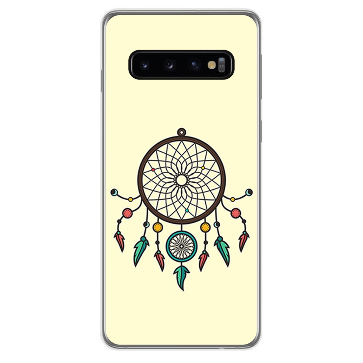 FUNDA de GEL TPU para Samsung Galaxy S10 diseño Atrapasueños Dibujos
