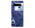 FUNDA de GEL TPU para Samsung Galaxy S10 diseño Circuito Dibujos