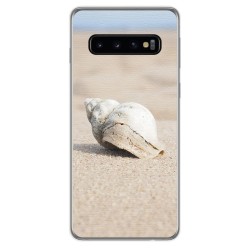FUNDA de GEL TPU para Samsung Galaxy S10 diseño Concha Dibujos