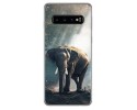 FUNDA de GEL TPU para Samsung Galaxy S10 diseño Elefante Dibujos