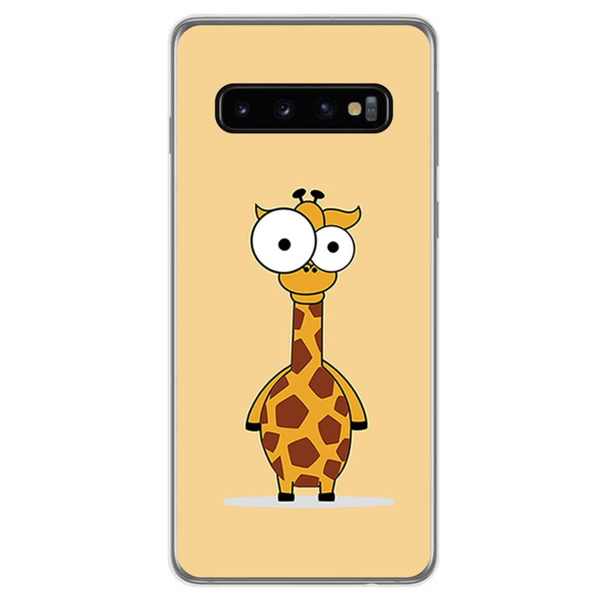 FUNDA de GEL TPU para Samsung Galaxy S10 diseño Jirafa Dibujos