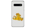 FUNDA de GEL TPU para Samsung Galaxy S10 diseño Leones Dibujos