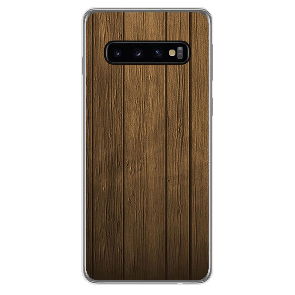 FUNDA de GEL TPU para Samsung Galaxy S10 diseño Madera Dibujos