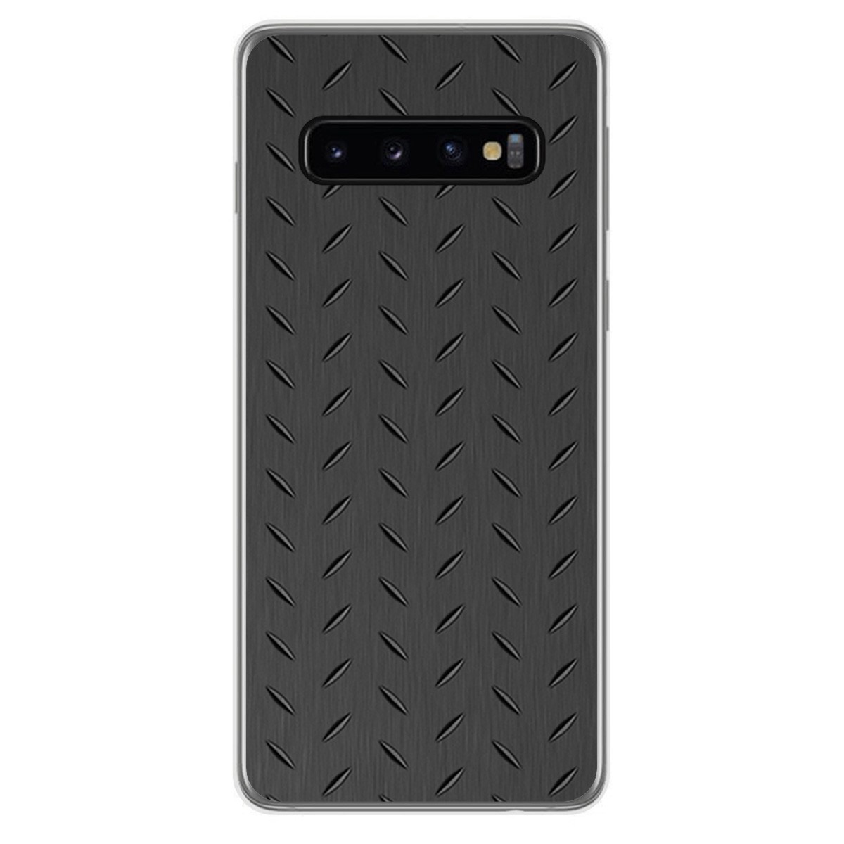 FUNDA de GEL TPU para Samsung Galaxy S10 diseño Metal Dibujos