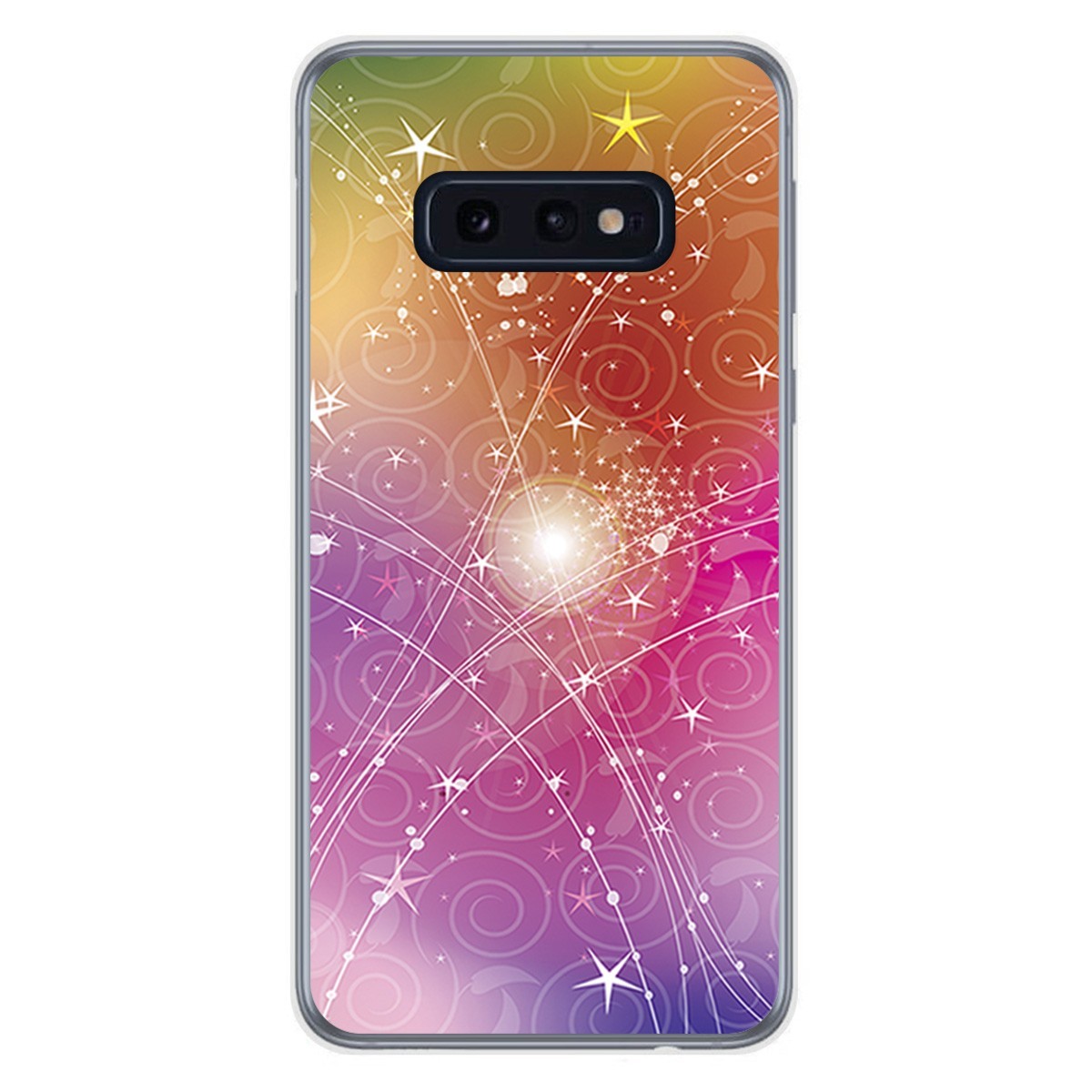 FUNDA de GEL TPU para Samsung Galaxy S10e diseño Abstracto Dibujos