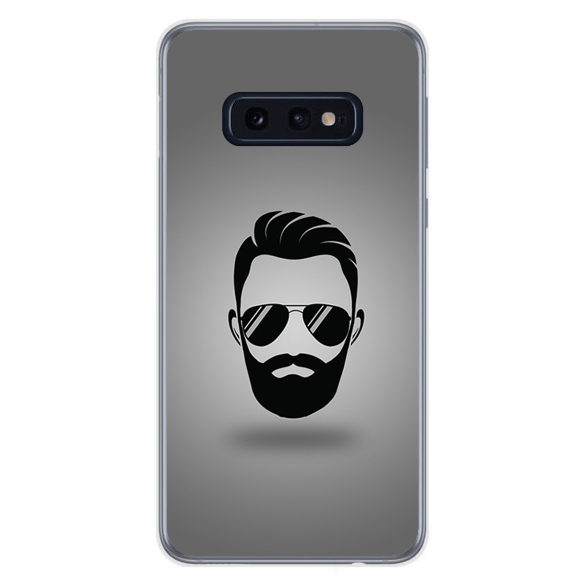 FUNDA de GEL TPU para Samsung Galaxy S10e diseño Barba Dibujos