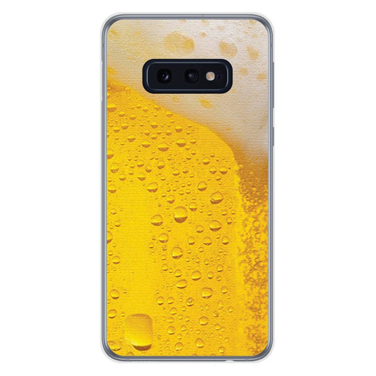 FUNDA de GEL TPU para Samsung Galaxy S10e diseño Cerveza Dibujos