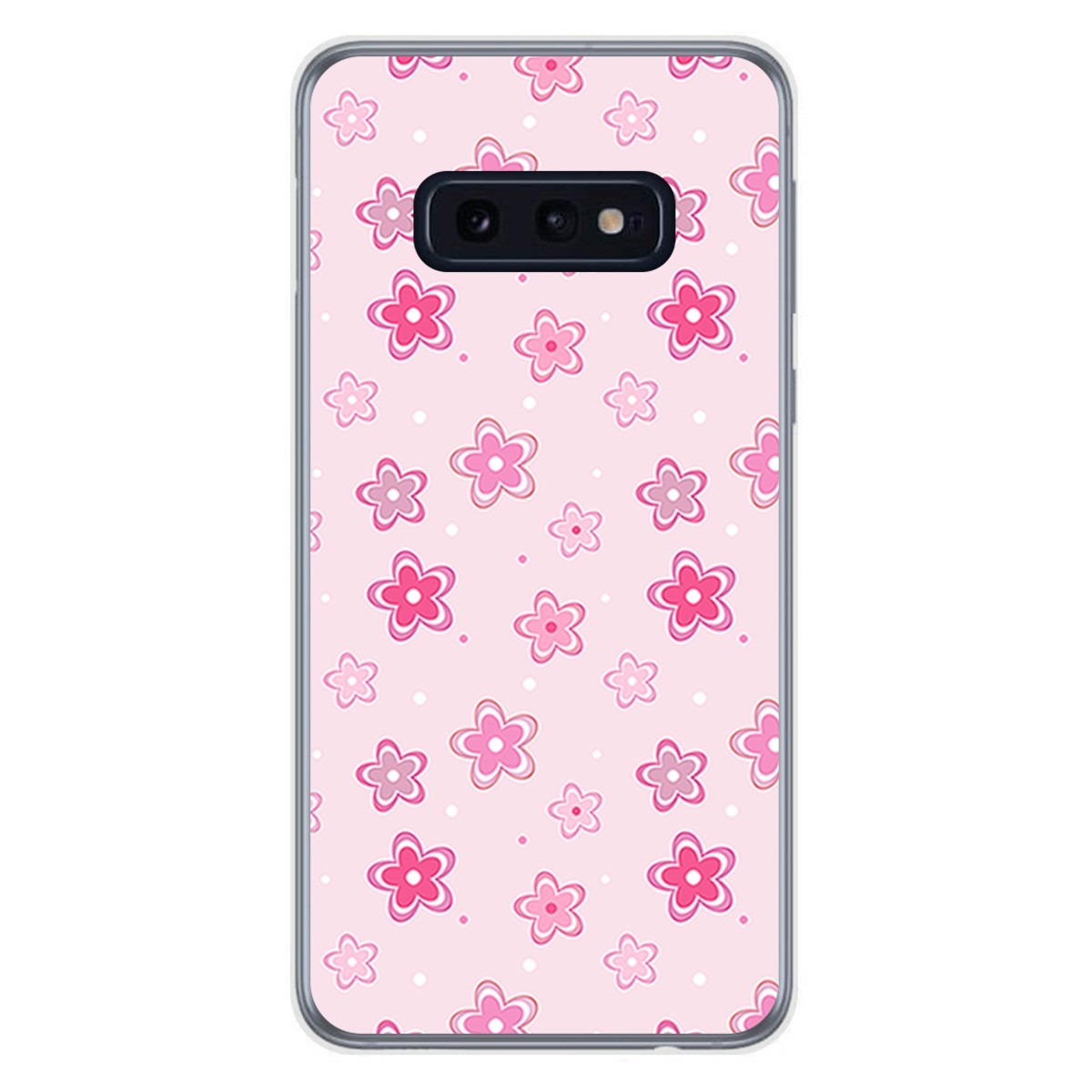 FUNDA de GEL TPU para Samsung Galaxy S10e diseño Flores Dibujos