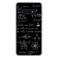 FUNDA de GEL TPU para Samsung Galaxy S10e diseño Formulas Dibujos