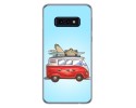FUNDA de GEL TPU para Samsung Galaxy S10e diseño Furgoneta Dibujos