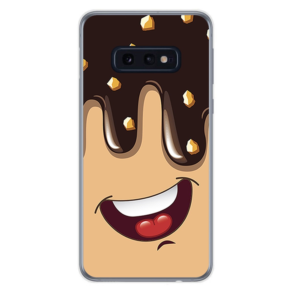 FUNDA de GEL TPU para Samsung Galaxy S10e diseño Helado Chocolate Dibujos
