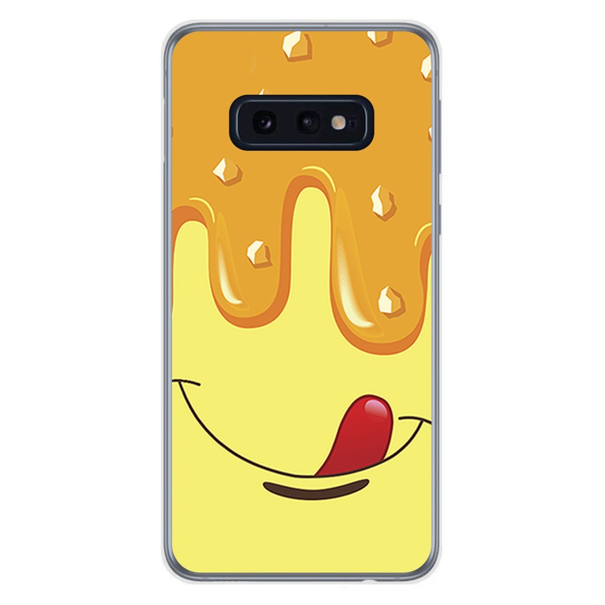 FUNDA de GEL TPU para Samsung Galaxy S10e diseño Helado Vainilla Dibujos