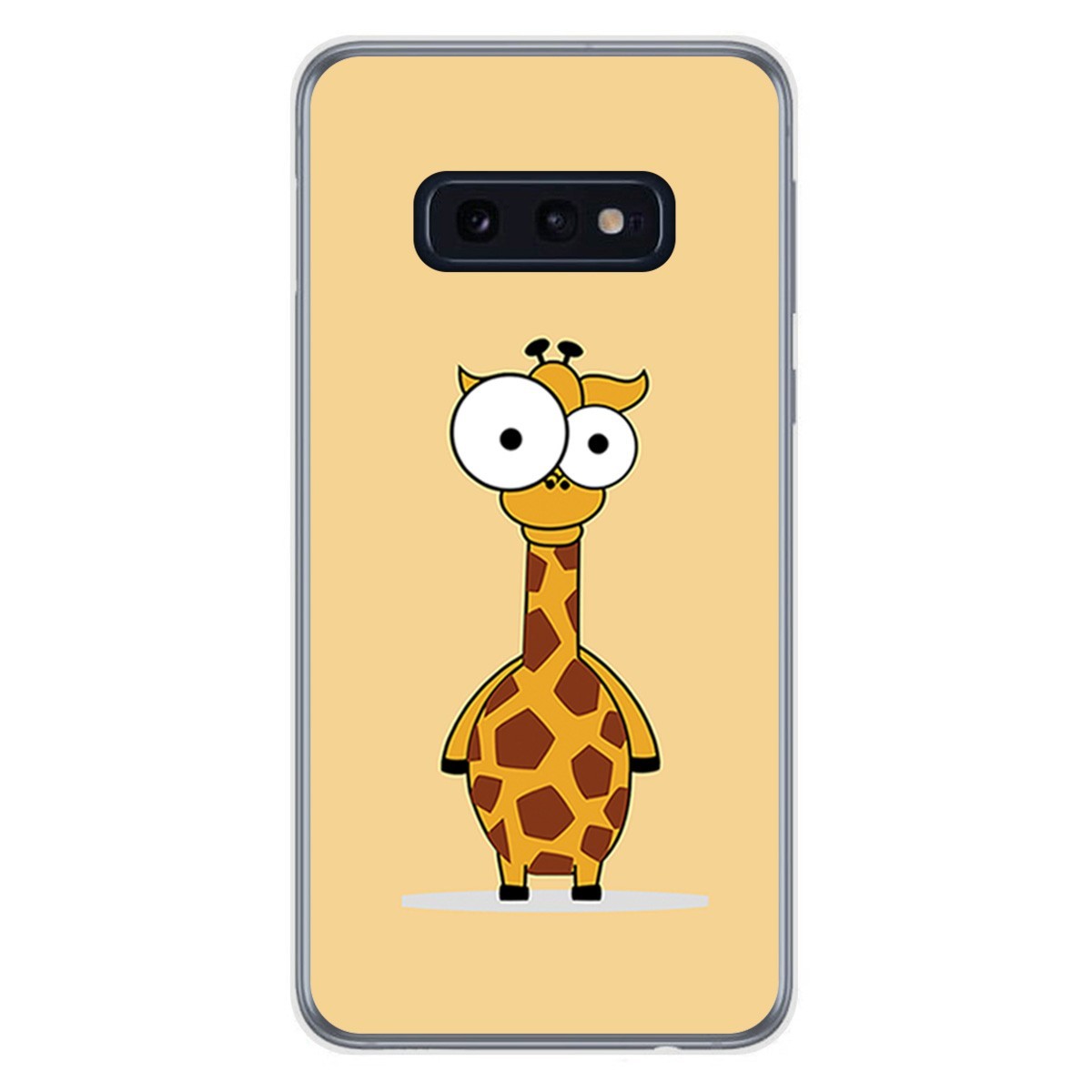FUNDA de GEL TPU para Samsung Galaxy S10e diseño Jirafa Dibujos