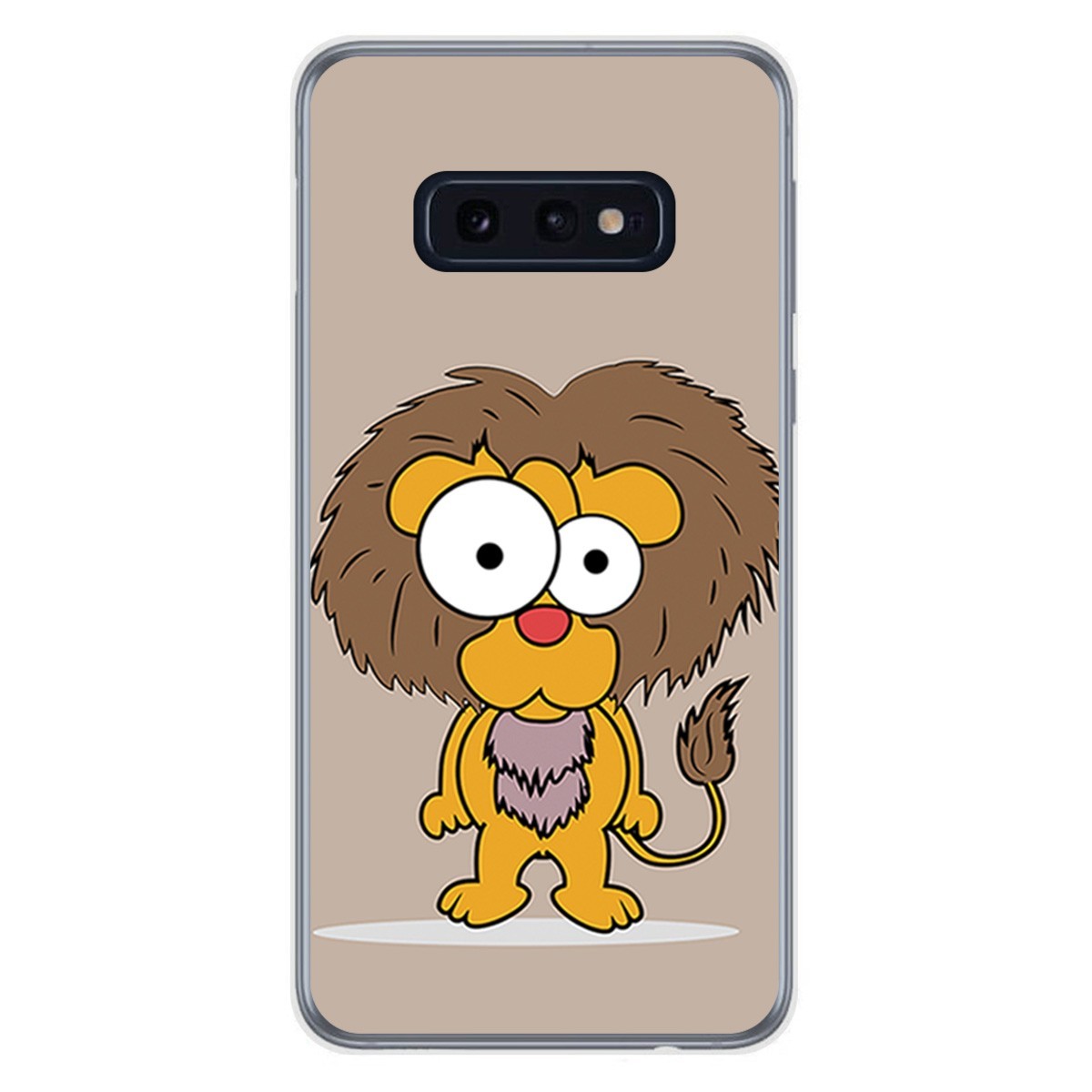 FUNDA de GEL TPU para Samsung Galaxy S10e diseño Leon Dibujos