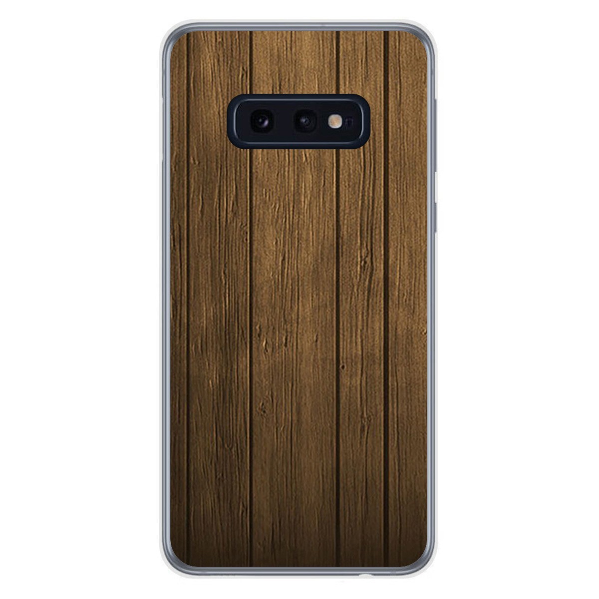 FUNDA de GEL TPU para Samsung Galaxy S10e diseño Madera Dibujos