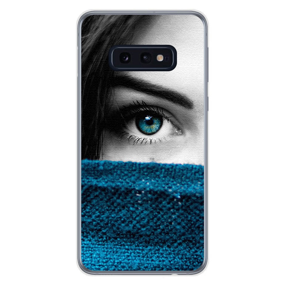 FUNDA de GEL TPU para Samsung Galaxy S10e diseño Ojo Dibujos